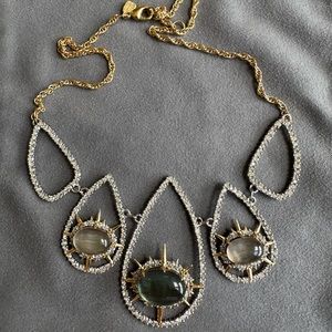 Alexis Bittar Spiky Bib Necklace